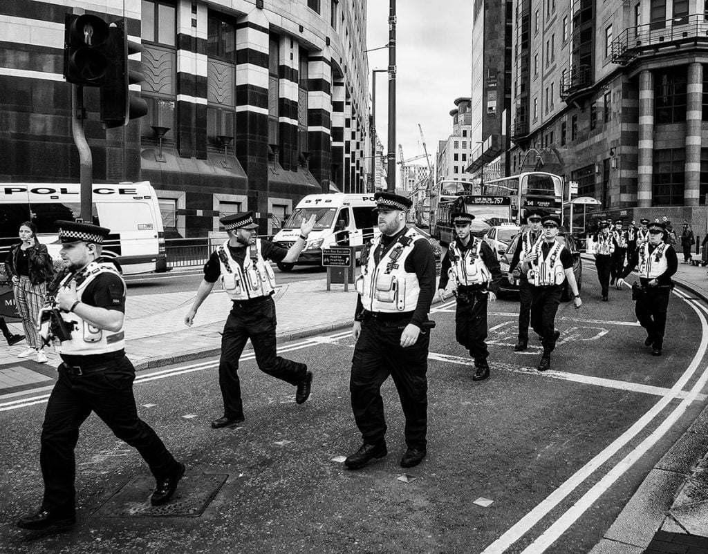Far right demo in Leeds 7th September 10