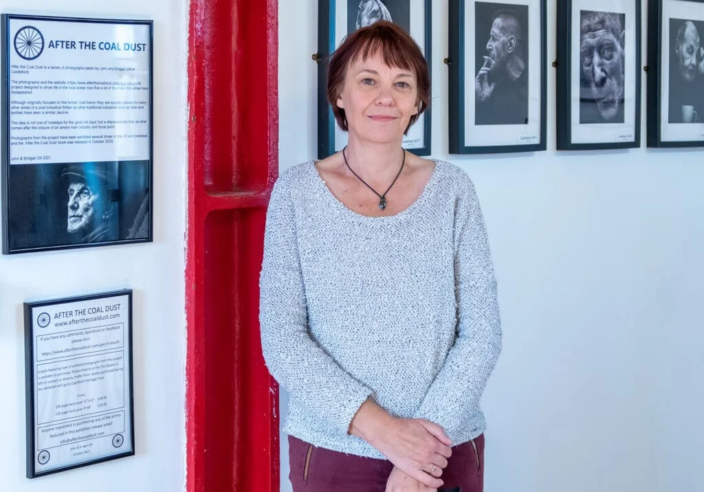 Bridget Gill at the After the Coal Dust exhibition