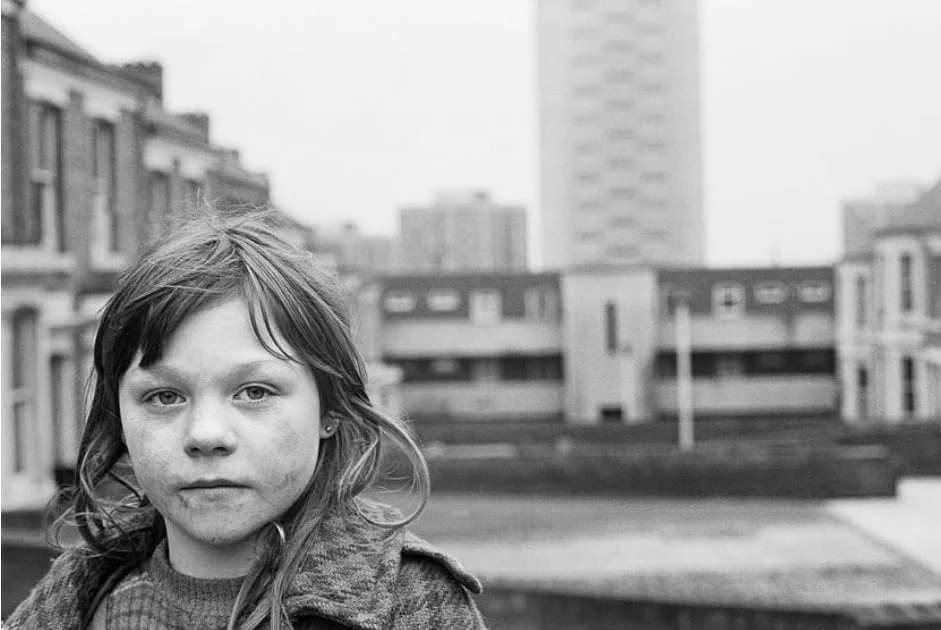 Image of a child by Tish Murtha